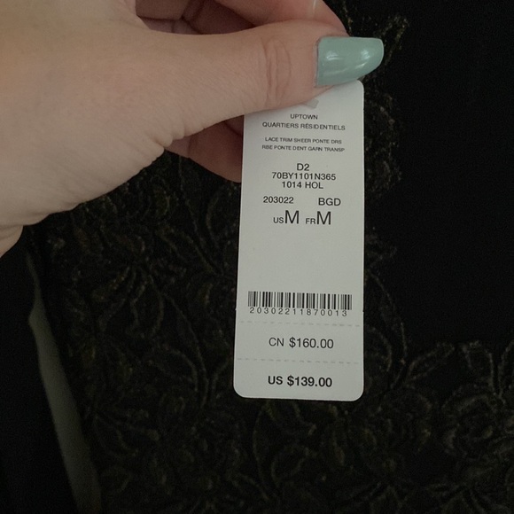 Bebe Peplum Dress - Picture 3 of 4